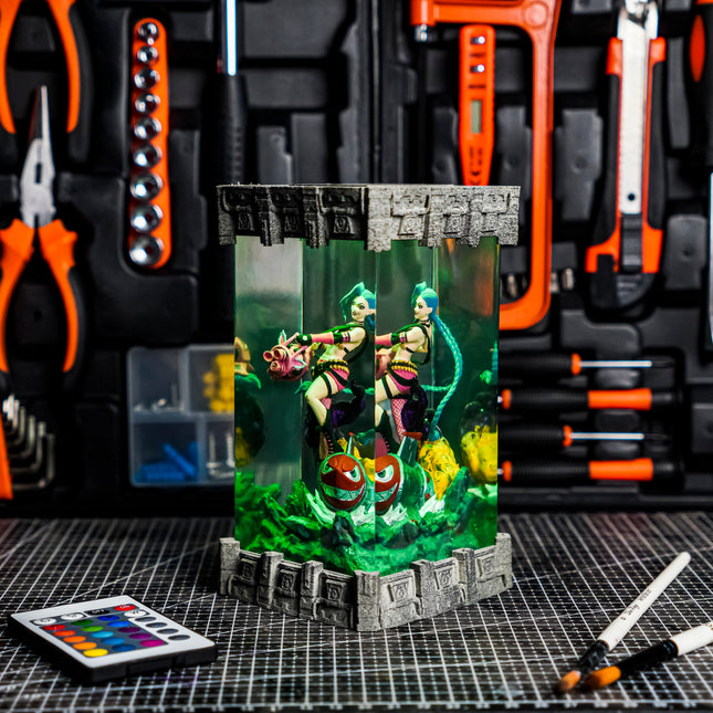 Jinx – League of Legends Resin Lamp - LEE'S AREA