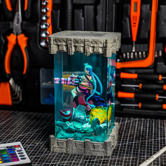 Jinx – League of Legends Resin Lamp - LEE'S AREA