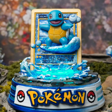 Squirtle Resin Card Lamp by Lee’s Area – resin card lamp, collectible product image