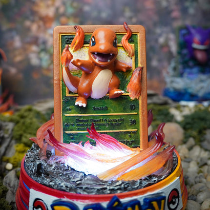 Charmander Resin Card Lamp by Lee’s Area – resin card lamp, collectible product image