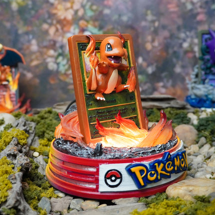 Charmander Resin Card Lamp by Lee’s Area – resin card lamp, decorative display photo