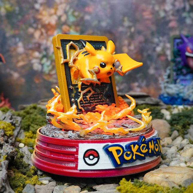 Pikachu Resin Card Lamp by Lee’s Area – resin card lamp, decorative display photo