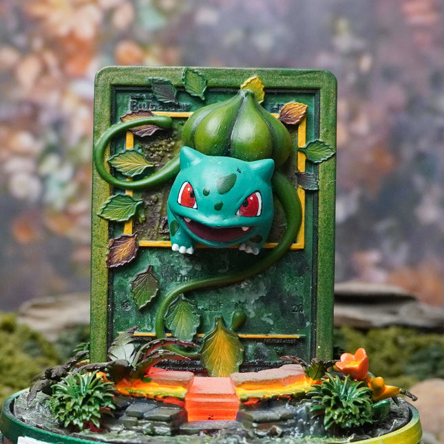 Bulbasaur Resin Card Lamp by Lee’s Area – resin card lamp, collectible product image