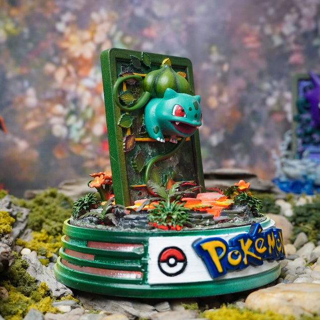 Bulbasaur Resin Card Lamp by Lee’s Area – resin card lamp, decorative display photo