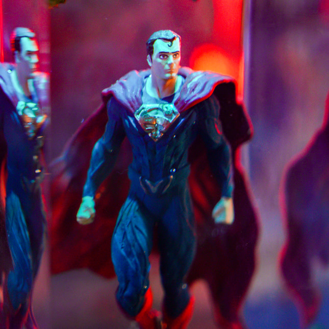 SUPERMAN RESIN LAMP - LEE'S AREA