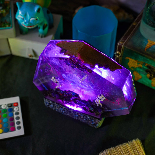 Every lamp begins with a concept inspired by science, space exploration, and modern aesthetics.