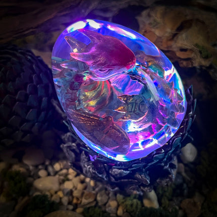 Premium Forest Dragon egg lamp by Lee-Area with mystical glowing green LED effect
