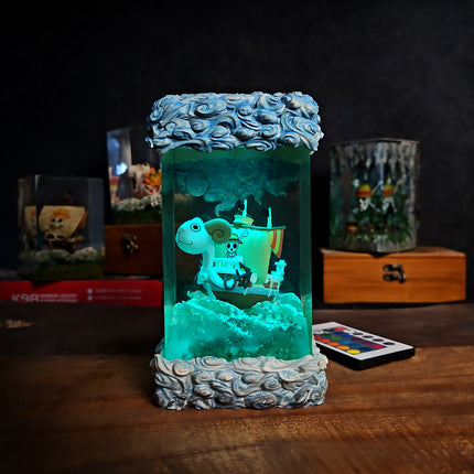 Original Going Merry display lamp with ambient LED lighting