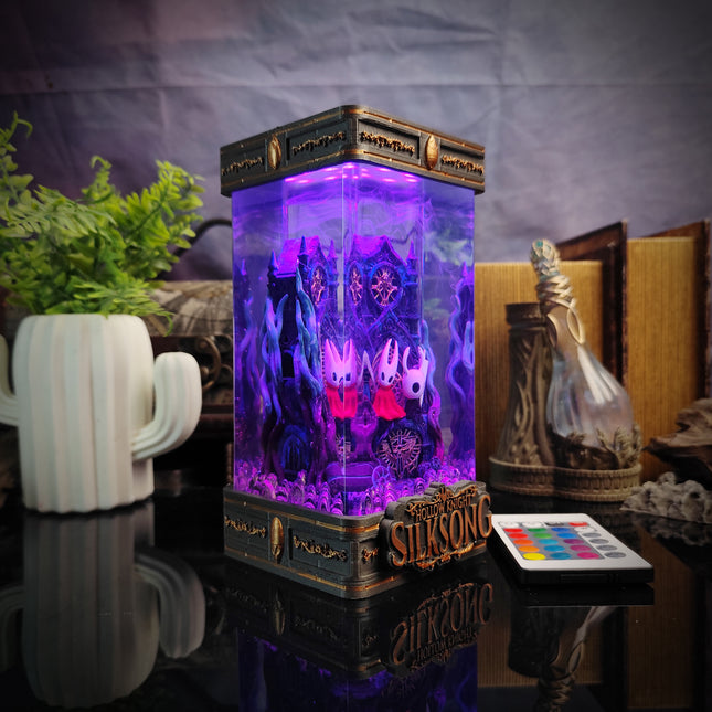 Knight & Hornet Silksong v2 Lamp