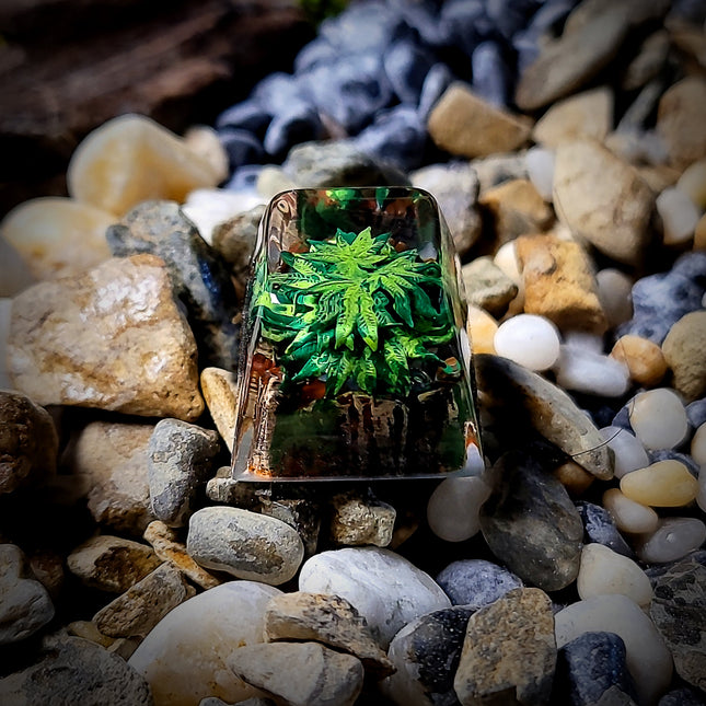 Cannabis Keycap 1U