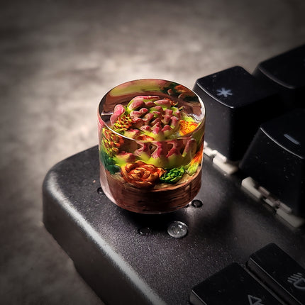 Succulent Bloom Keycap – Purple