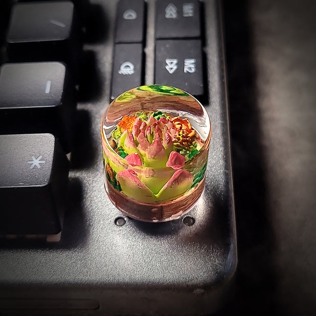 Succulent Bloom Keycap – Purple - LEE'S AREA