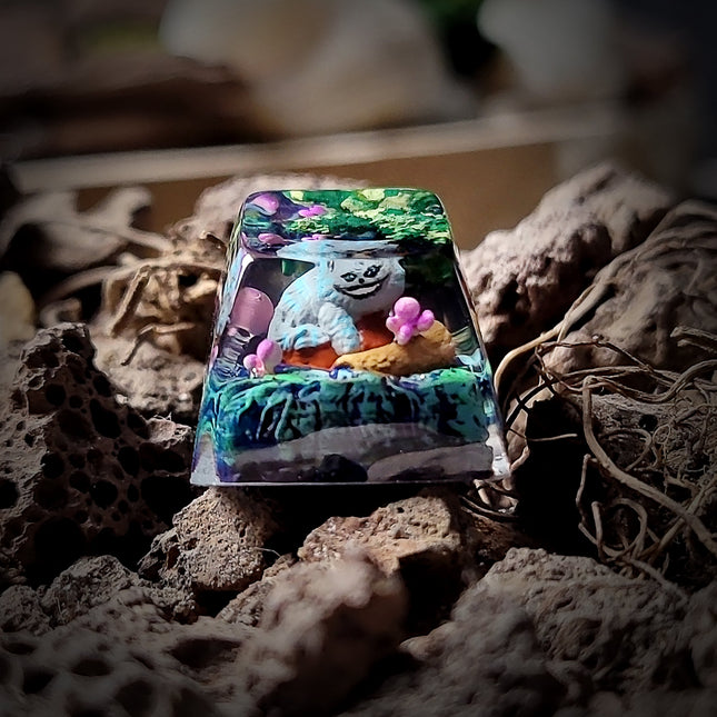 Cheshire Cat Keycap MOVIE 1U
