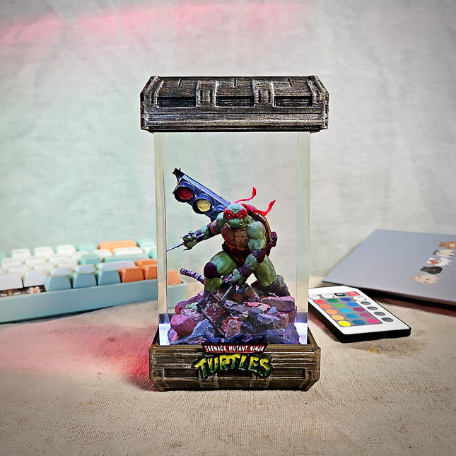 Raphael – Red Ninja Turtle Resin Lamp LEE'S AREA