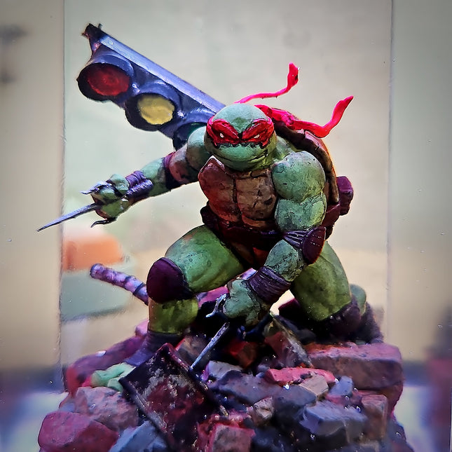 Raphael – Red Ninja Turtle Resin Lamp LEE'S AREA
