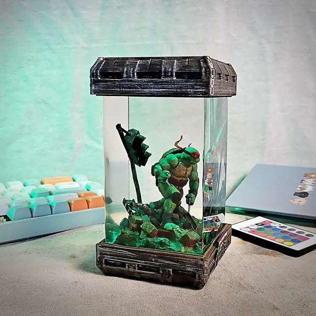 Raphael – Red Ninja Turtle Resin Lamp LEE'S AREA