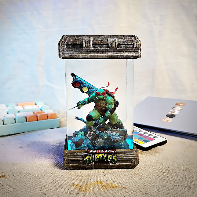 Raphael – Red Ninja Turtle Resin Lamp LEE'S AREA