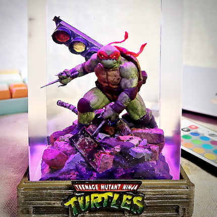 Raphael – Red Ninja Turtle Resin Lamp