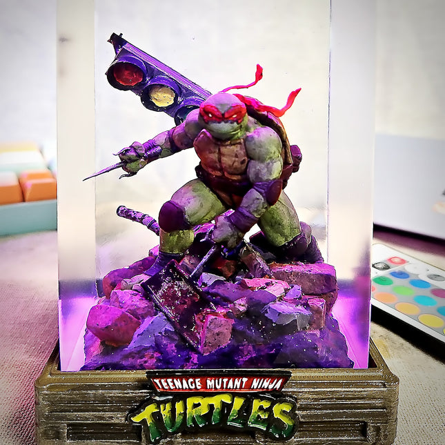 Raphael – Red Ninja Turtle Resin Lamp LEE'S AREA
