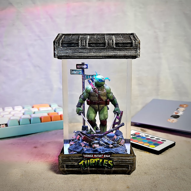 Leonardo – Blue Ninja Turtle  Resin Lamp LEE'S AREA