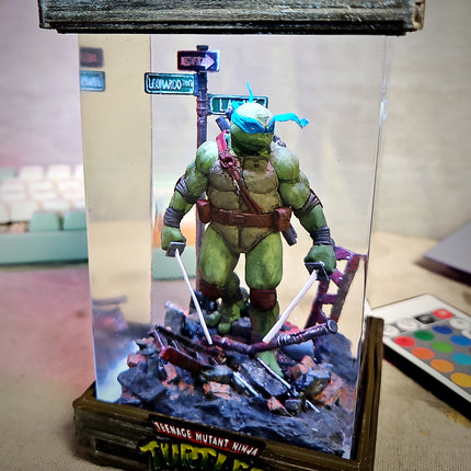 Leonardo – Blue Ninja Turtle  Resin Lamp