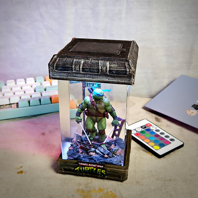 Leonardo – Blue Ninja Turtle  Resin Lamp LEE'S AREA