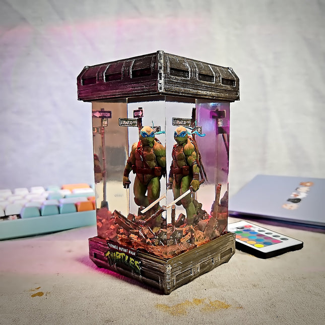 Leonardo – Blue Ninja Turtle  Resin Lamp LEE'S AREA