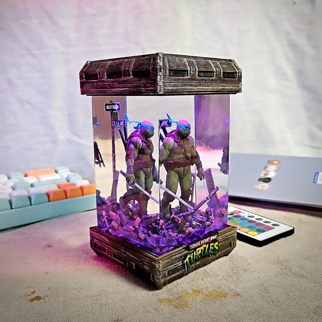 Leonardo – Blue Ninja Turtle  Resin Lamp LEE'S AREA