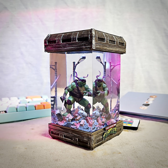 Donatello – Purple Ninja  Turtle Resin Lamp LEE'S AREA
