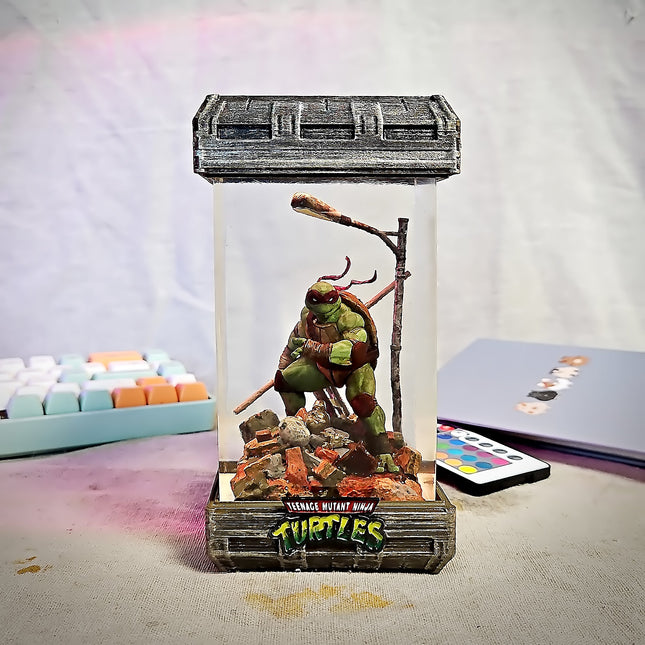 Donatello – Purple Ninja  Turtle Resin Lamp LEE'S AREA