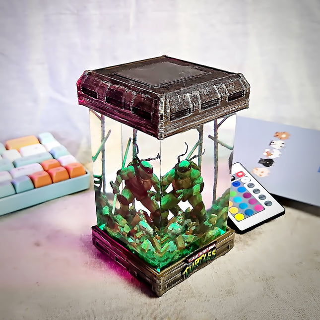 Donatello – Purple Ninja  Turtle Resin Lamp LEE'S AREA
