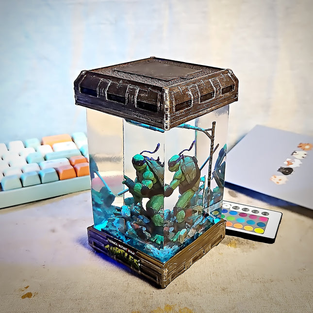 Donatello – Purple Ninja  Turtle Resin Lamp LEE'S AREA