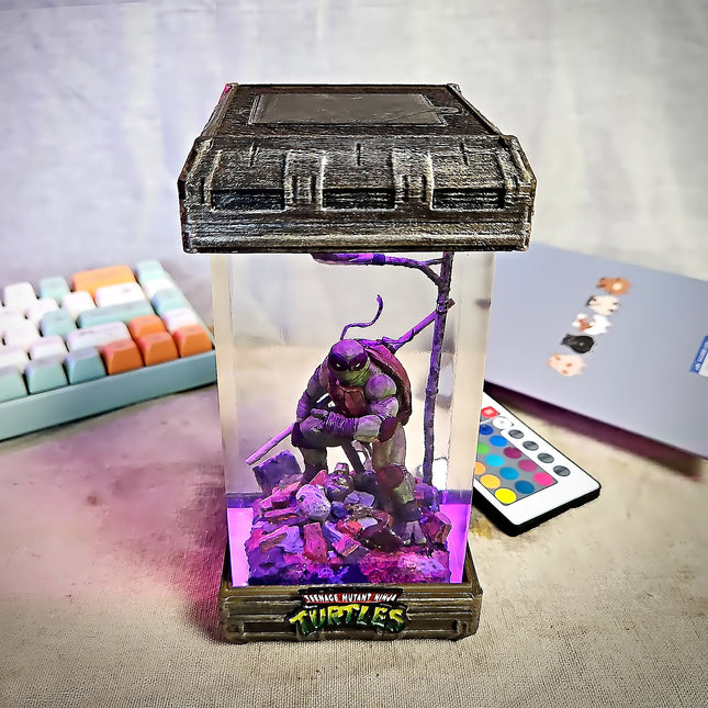 Donatello – Purple Ninja  Turtle Resin Lamp LEE'S AREA