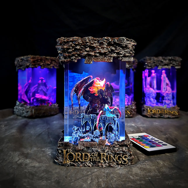 Balrog vs Gandalf Resin Lamp