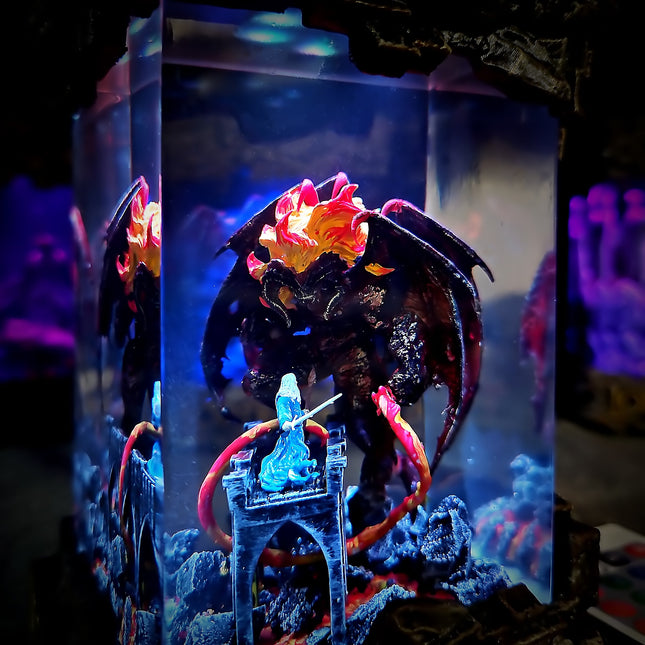 Balrog vs Gandalf Resin Lamp LEE'S AREA