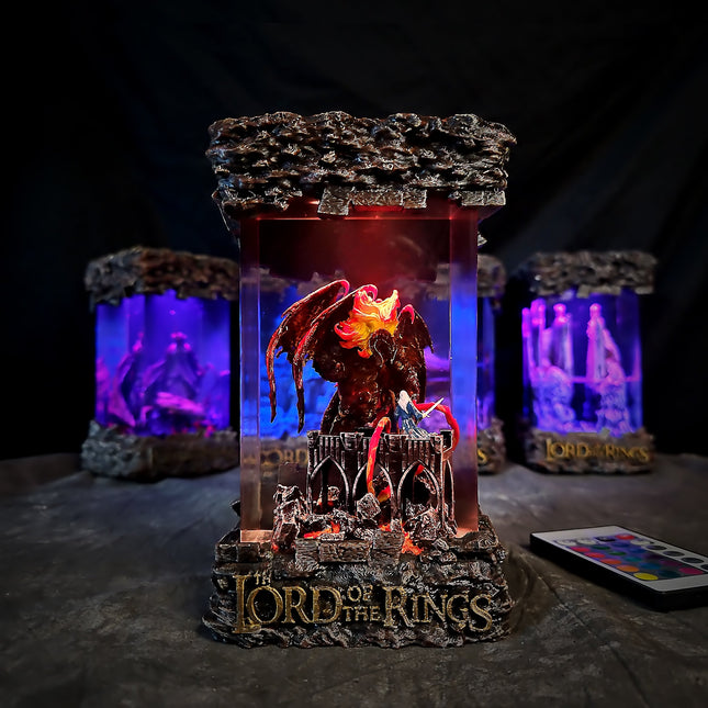 Balrog vs Gandalf Resin Lamp LEE'S AREA