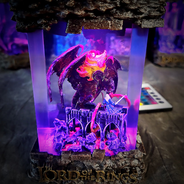 Balrog vs Gandalf Resin Lamp LEE'S AREA