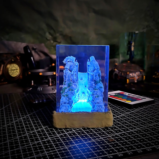 NARUTO VALLE DEL FIN Resin Lamp