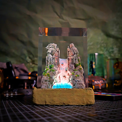 NARUTO VALLE DEL FIN Resin Lamp