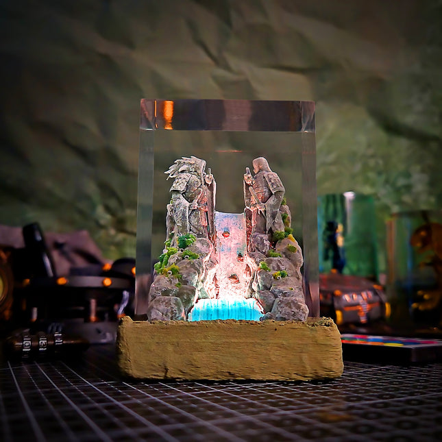 NARUTO VALLE DEL FIN Resin Lamp LEE'S AREA