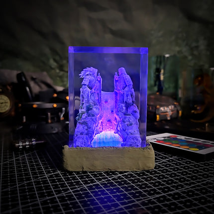 NARUTO VALLE DEL FIN Resin Lamp