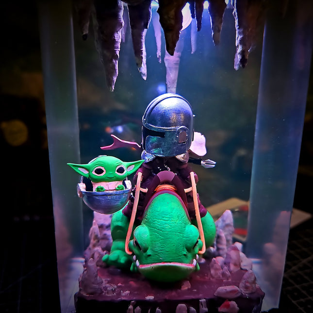 Star Wars - Mandalorian Lamp D2Epoxy