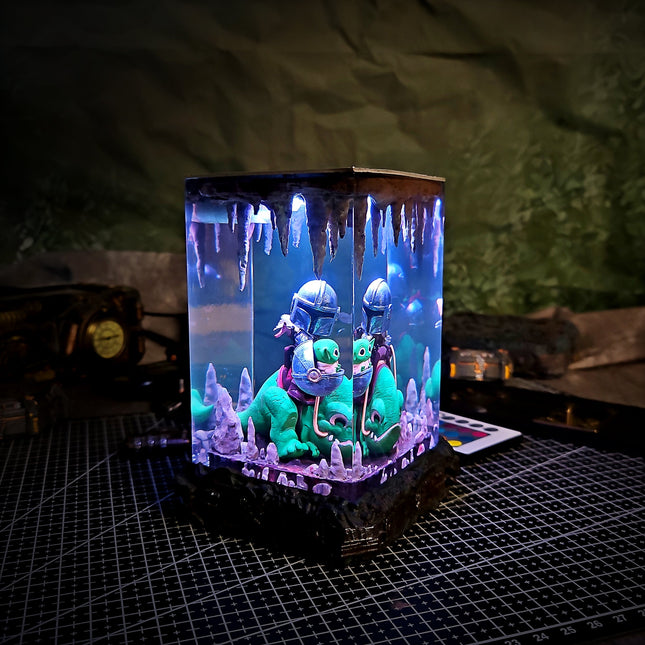 Star Wars - Mandalorian Lamp D2Epoxy