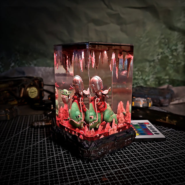 Star Wars - Mandalorian Lamp D2Epoxy