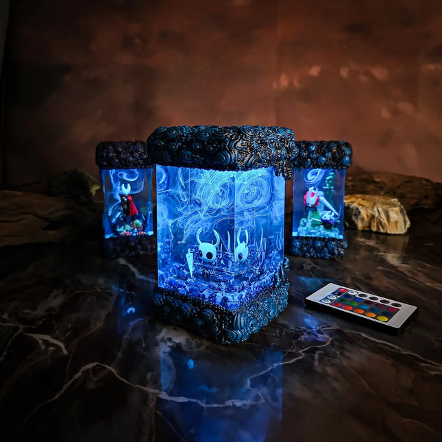 Hollow Knight Epoxy Resin Lamp LEEART