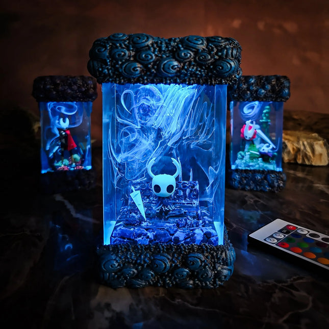 Hollow Knight Epoxy Resin Lamp LEEART