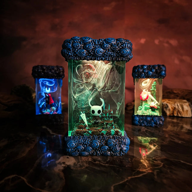 Hollow Knight Epoxy Resin Lamp LEEART