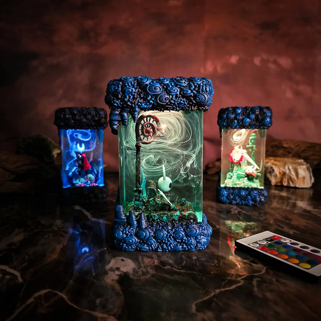 Hollow Knight Epoxy Resin Lamp LEEART