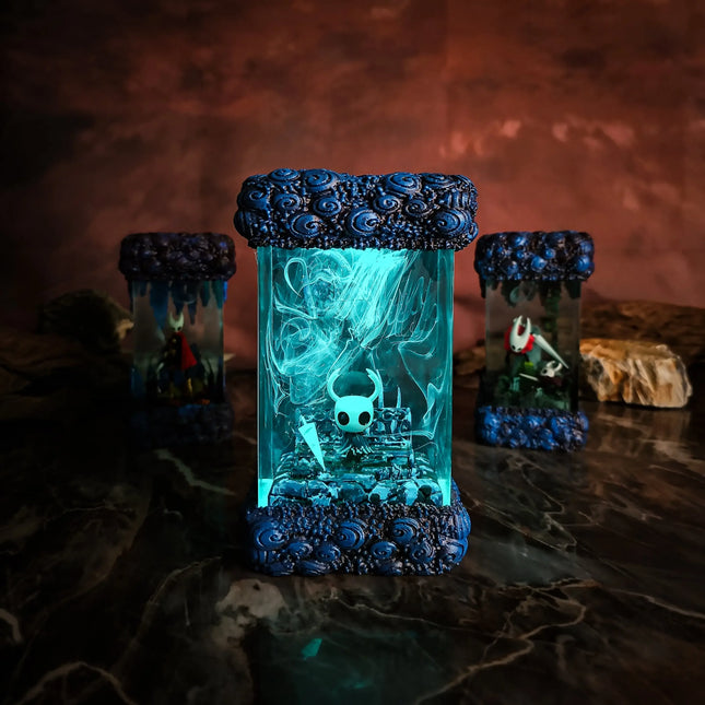 Hollow Knight Epoxy Resin Lamp LEEART