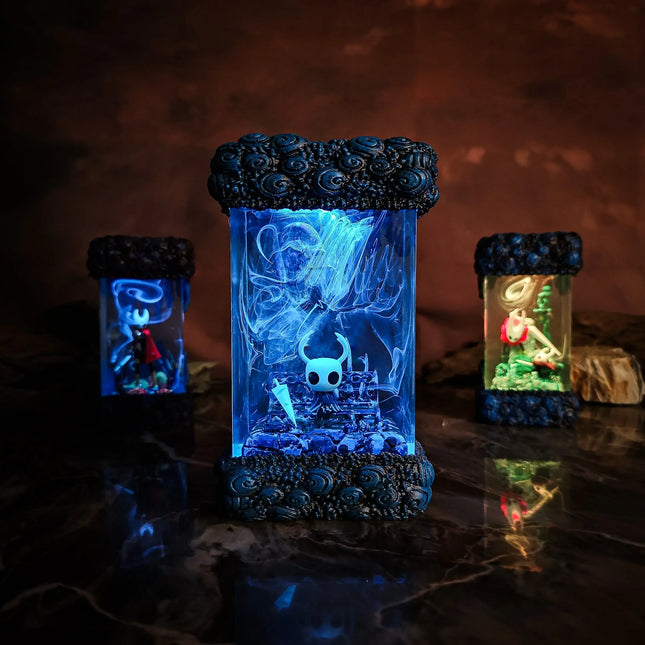 Hollow Knight Epoxy Resin Lamp LEEART